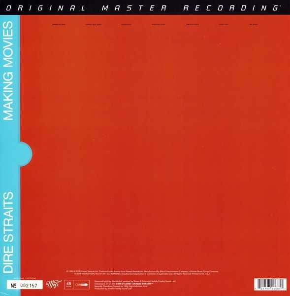DIRE STRAITS- MAKING MOVIES- 2 LP ( Mo-Fi ) -płyta nowa , zafoliowana