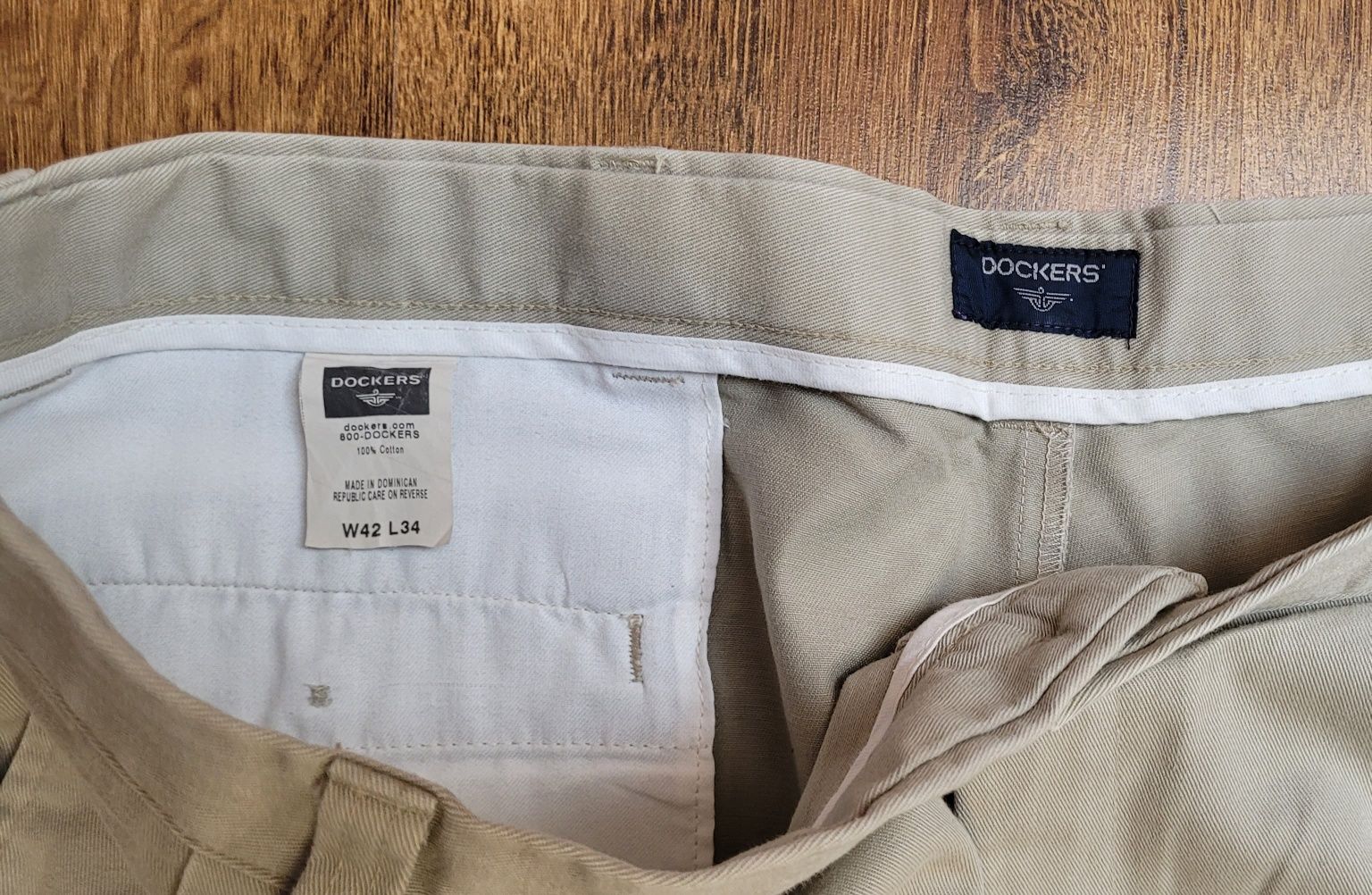 Spodnie męskie Dockers W42 L34 4XL 5XLL