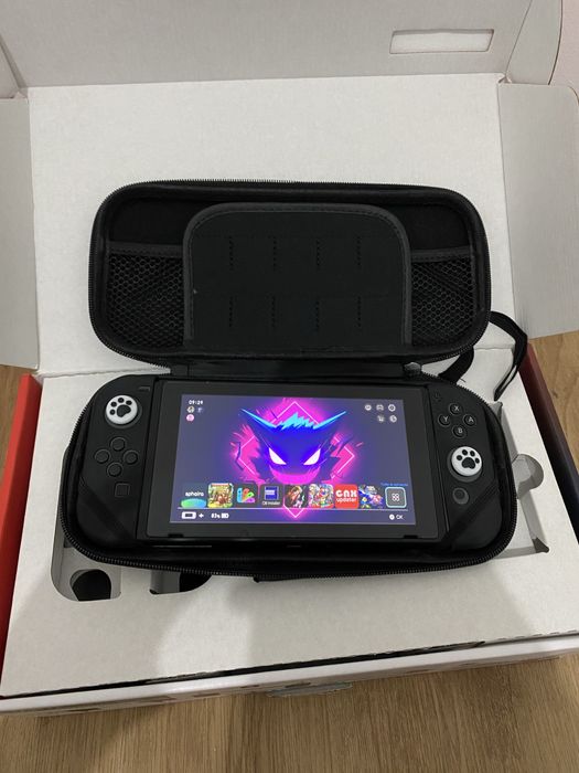 Nintendo switch v2 desbloqueado 128gb de memoria