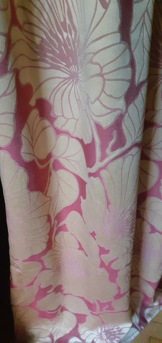 Komplet zasłony na podszewce, obrus i poszewka stylowe eleganckie