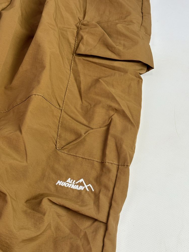GORETEX НА УТЯЖКАХ штани парашути карго хаки хакі Л штаны коричневые