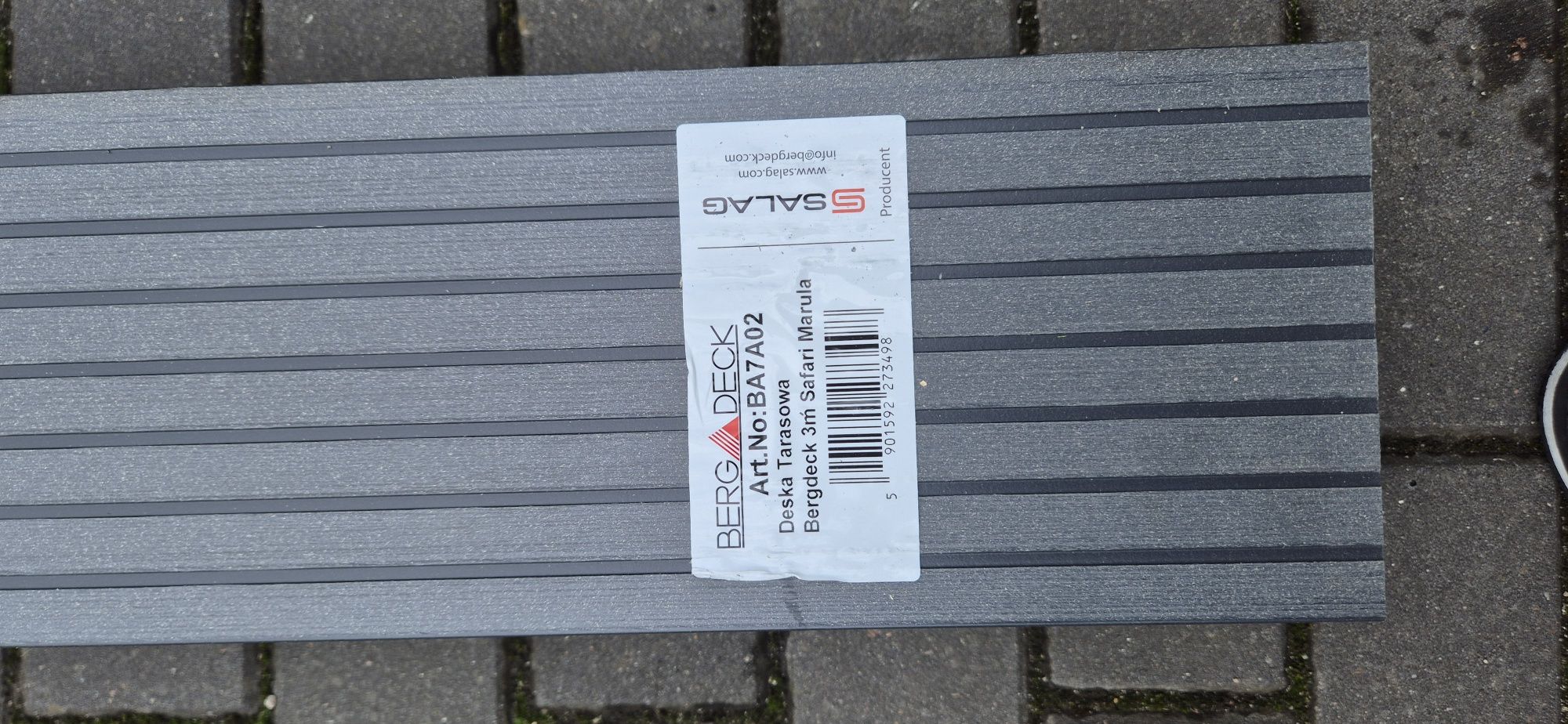 5 szt. Deska kompozytowa na taras, Salag, Bergdeck, model Safari Marul