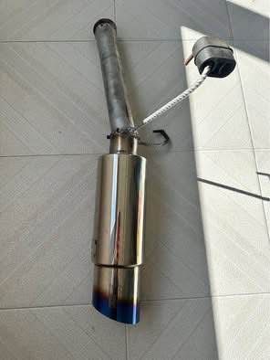 Escape HKS original ( ja com os apoios ) peugeot 106 gti , saxo cup !!