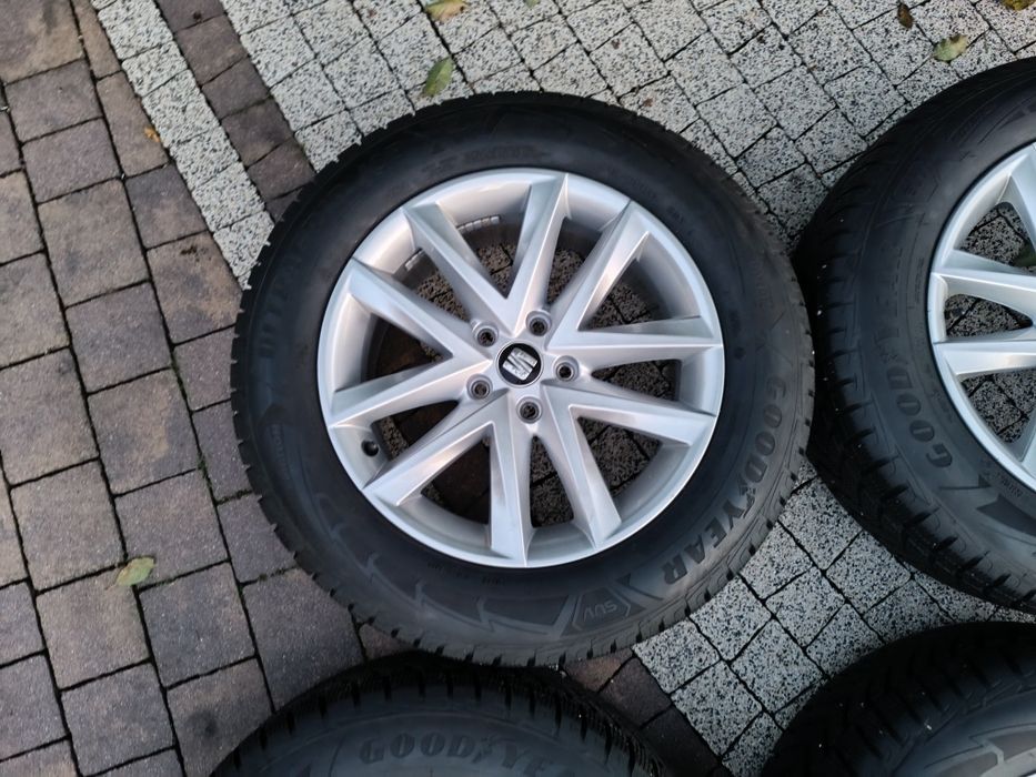 Piękne koła Seat Taracco 215/55 r7 zima!!!2022rok!!
