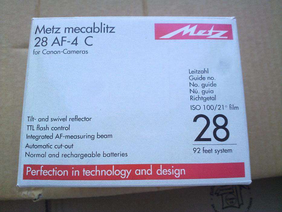 Flash Metz Mecablitz 28 AF-4 C para Canon ( Novo ) Nunca Usado