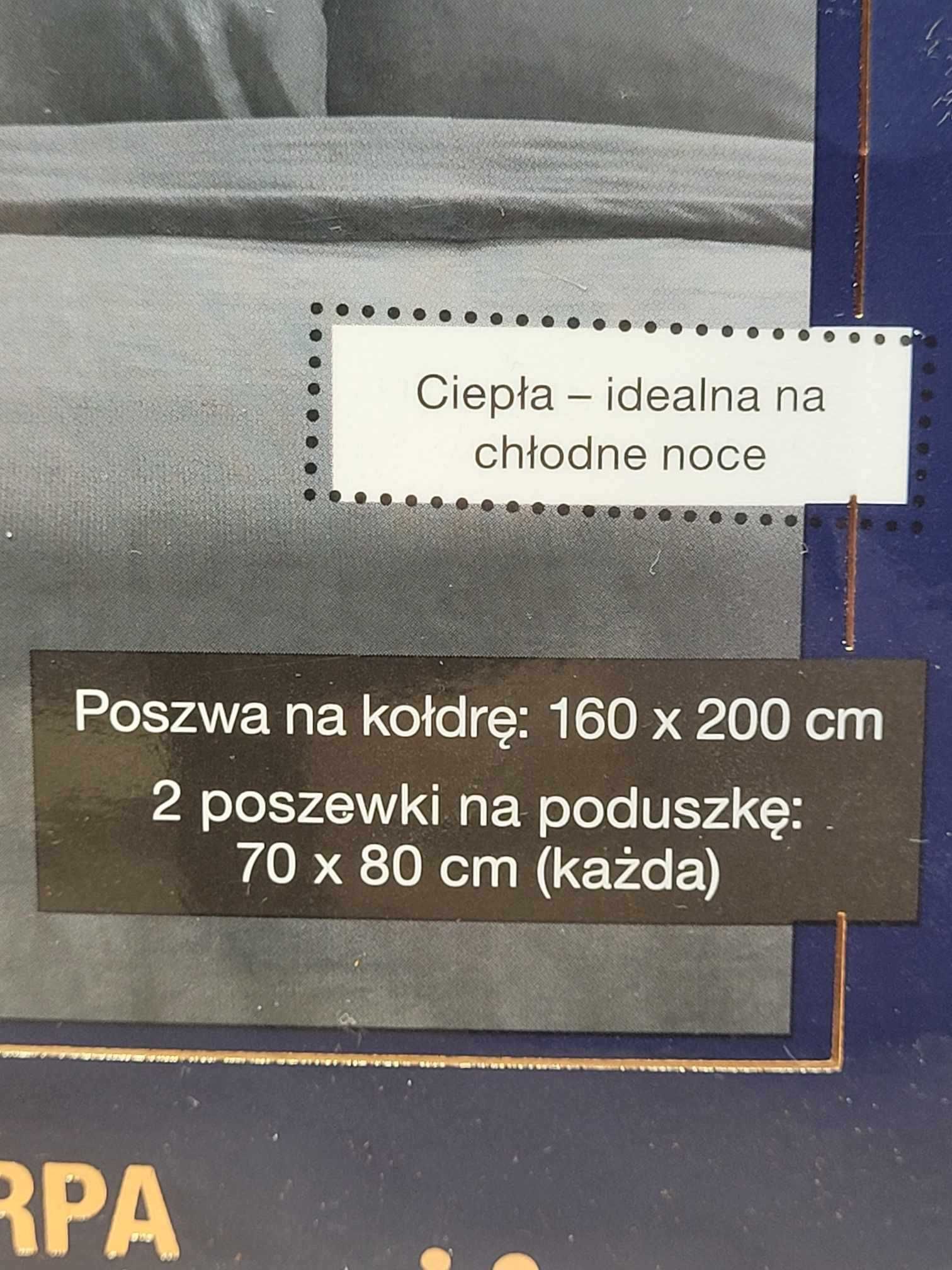 Pościel Sherpa - ciepła, zimowa, miękka, Świąteczna 160x200, 2x70x80cm