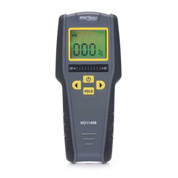 MIERNIK WILGOTNOŚCIOMIERZ tester wilgotności drewna magazyn 9V kd11406