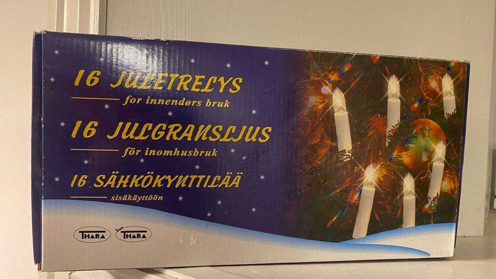 Гирлянда свечи на прищепках / 16 свечей