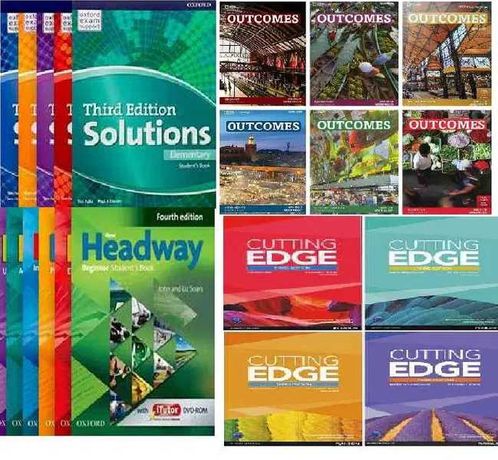 New Cutting Edge, Headway, Oucomes, Solutions