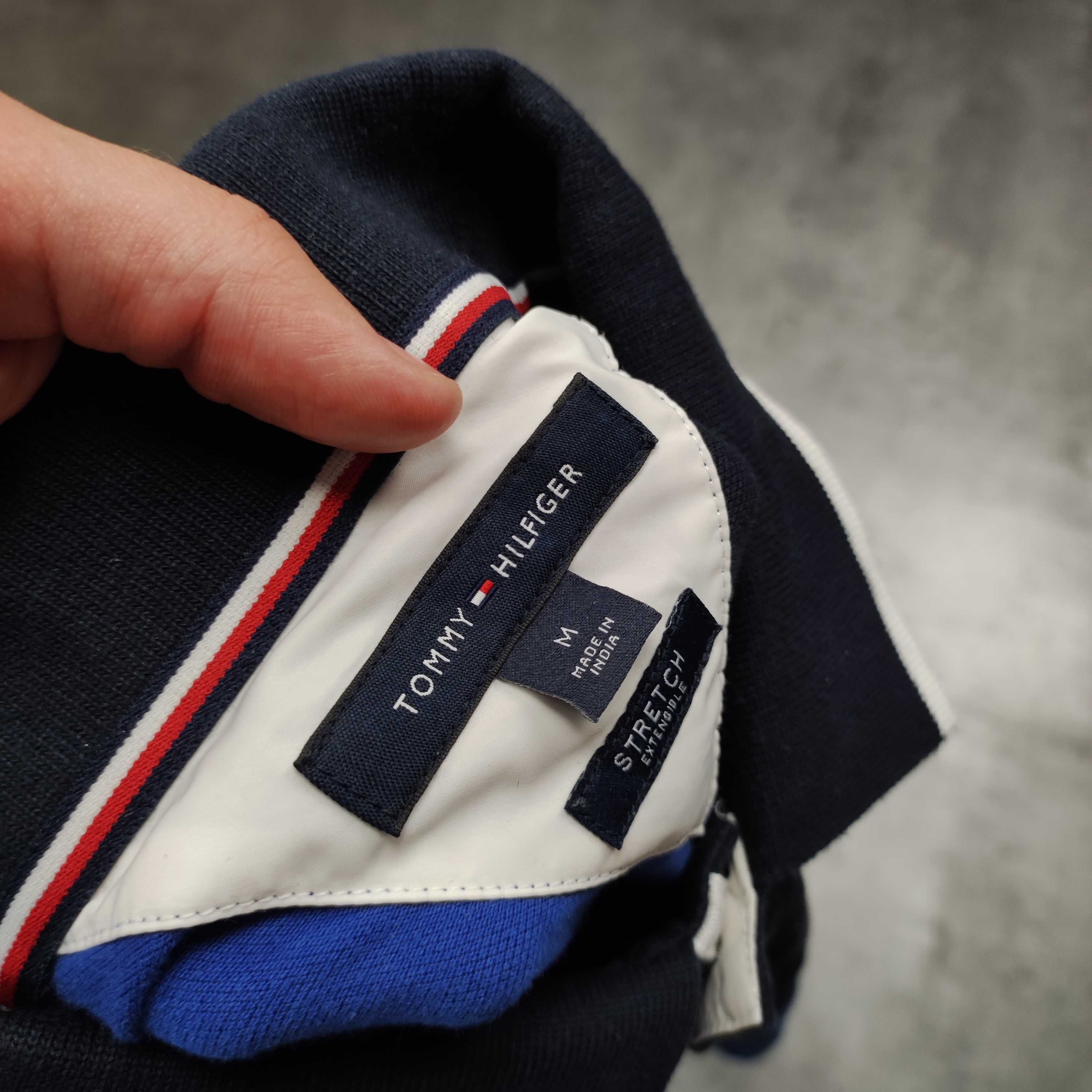 MĘSKA Koszulka Polo Elegancka Bawełna PREMIUM Tommy Hilfiger 85 Haft