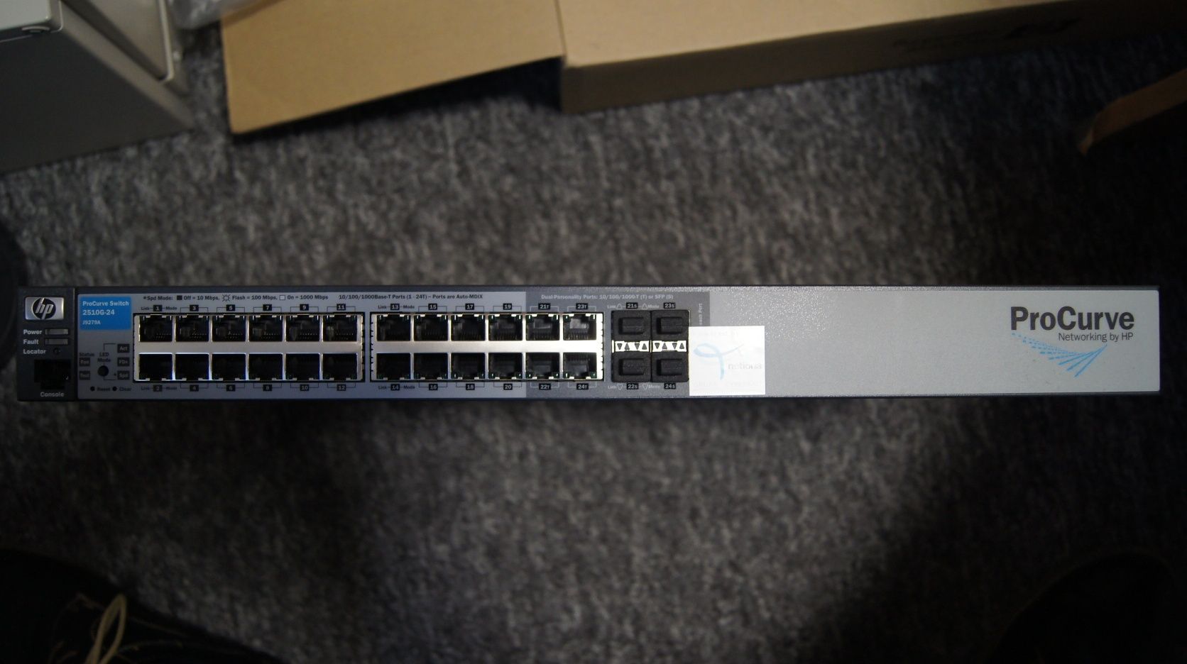 Switch HP ProCurve 2510G-24 J9279A rack 1U