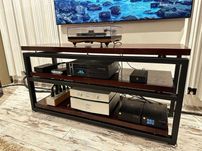 Stolik audio stalowy loft