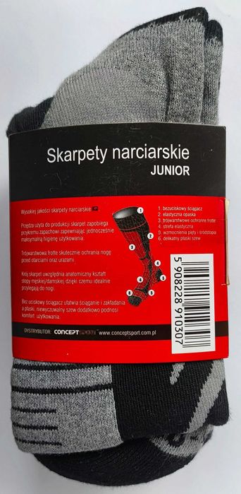 Skarpety narciarskie IQ 38-40, 2-pary - nowe