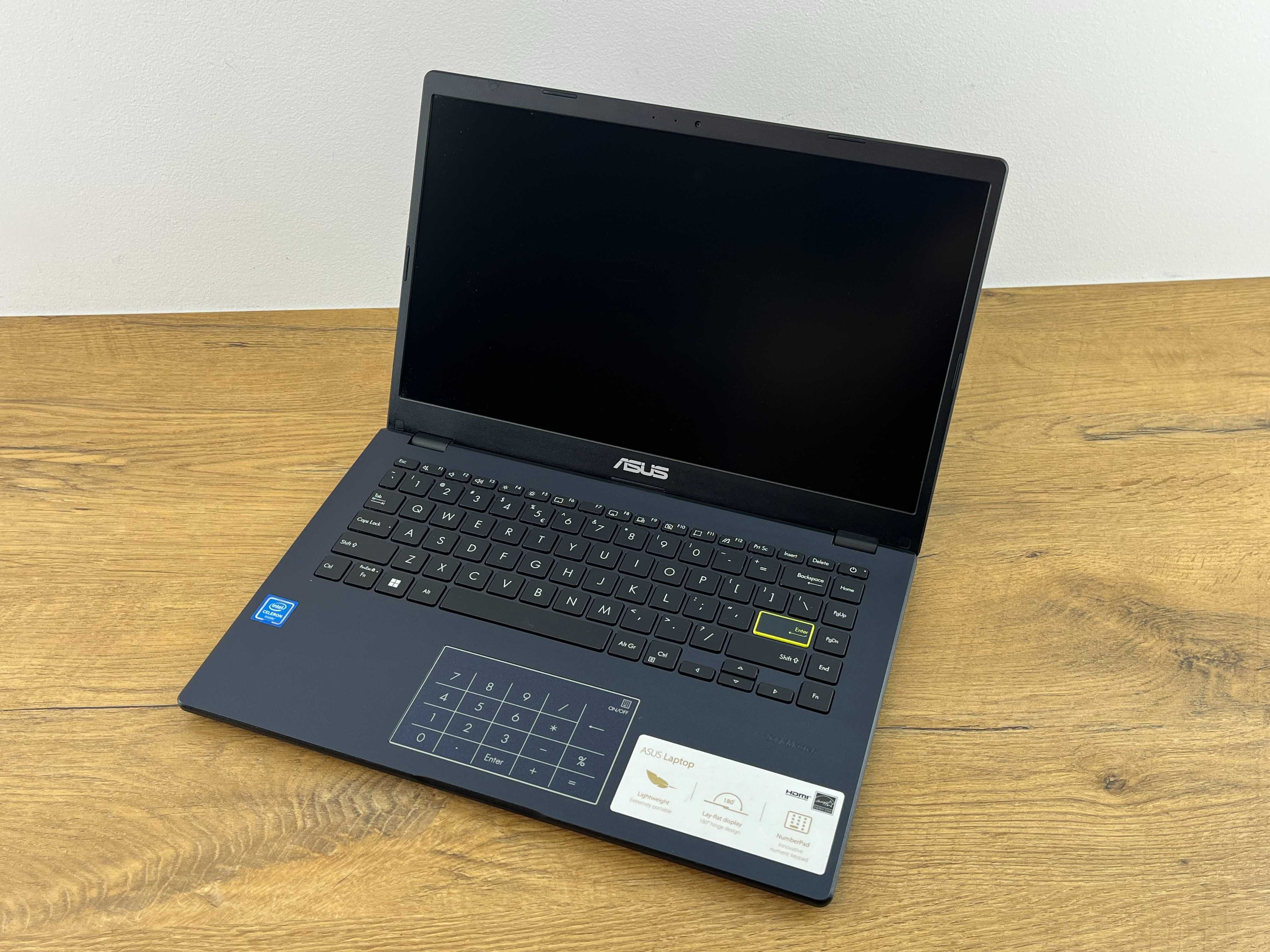 1355. Laptop ASUS 14 cali. JAK NOWY! SSD M2, Windows 11. Intel 2.80GHz