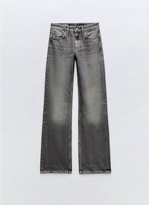 Джинси прямі сірі Zara