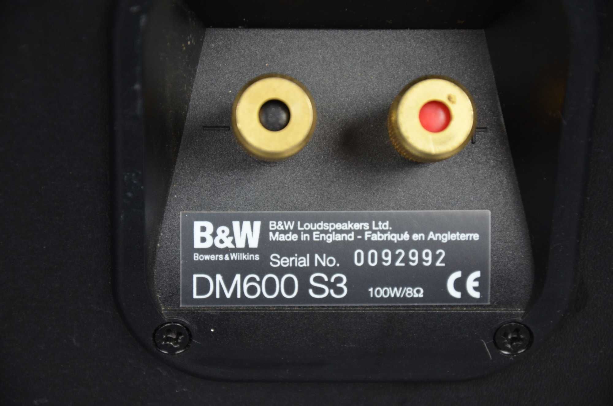 Kolumny Stereo B&W DM-600 S3 Bowers&Wilkins Super dźwięk okazja