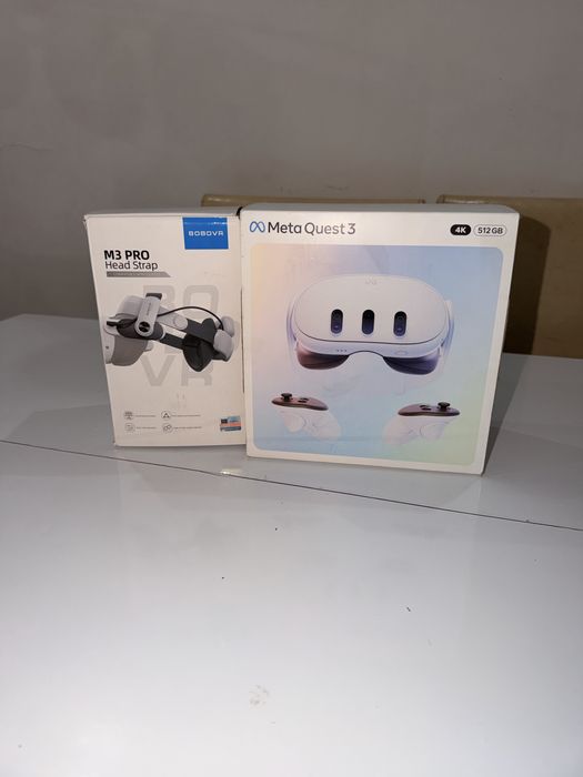 Meta Quest 3 512 GB + Bateria bobo VR Como novo (Ler a descrição!!)