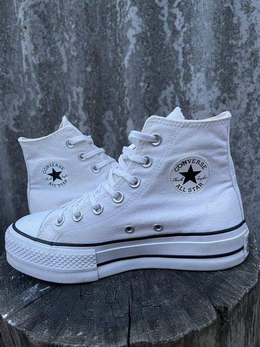 Белые кеды Converse chuck taylor all star lift 36 розмір