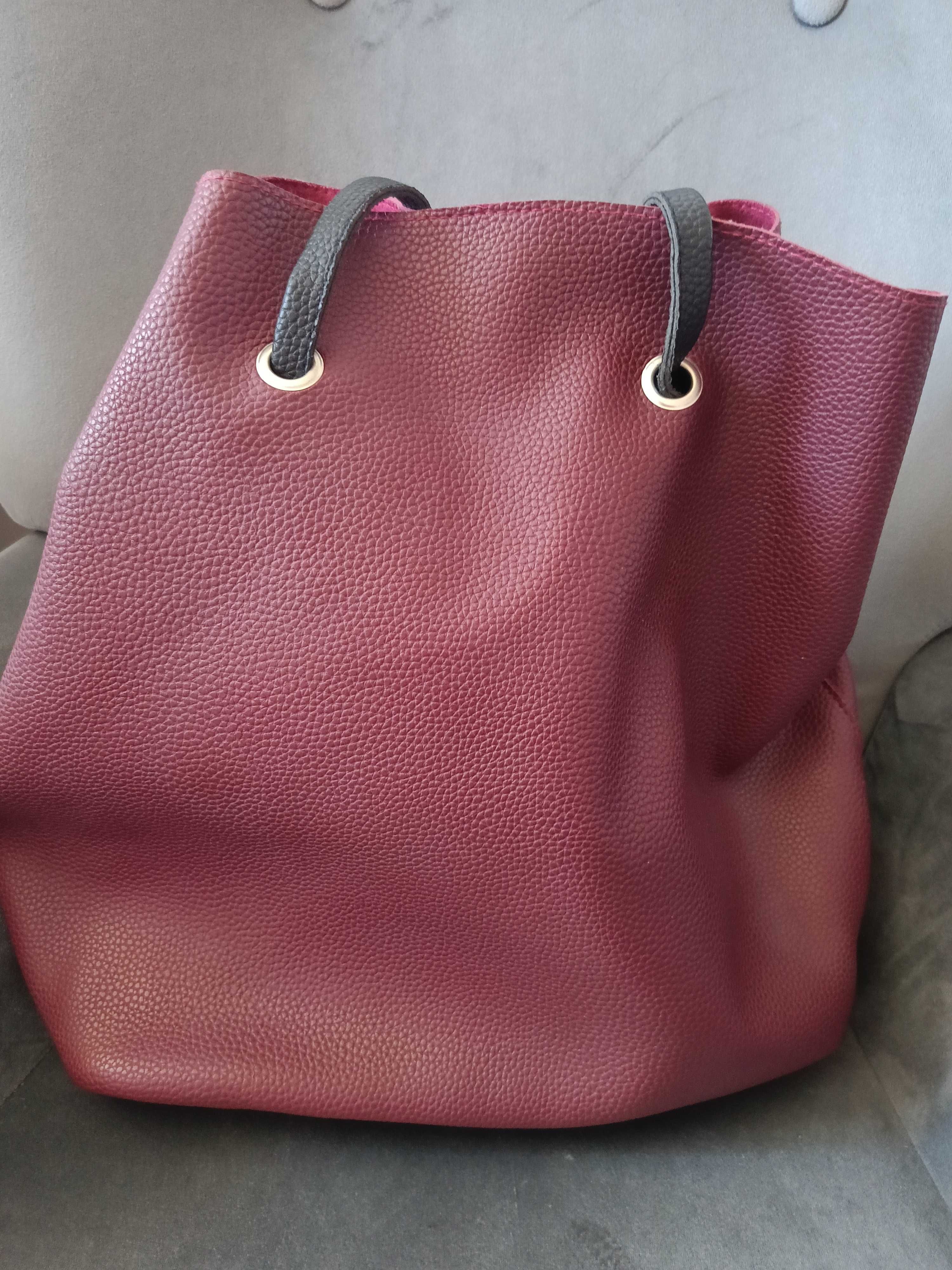 Torba / shopperka bordo moodo