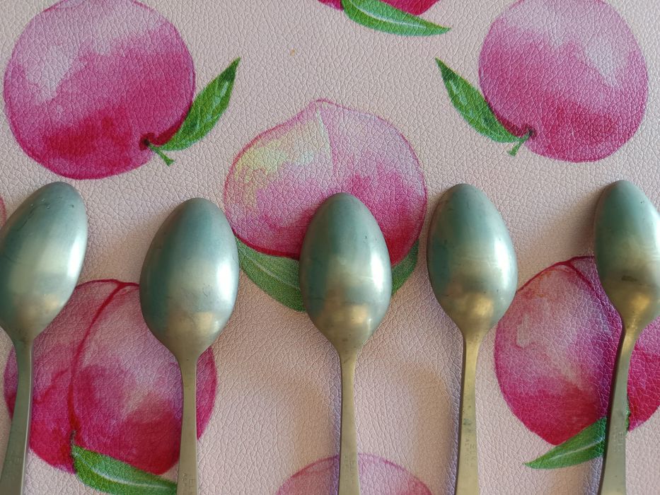 Łyżeczki stare alpacca