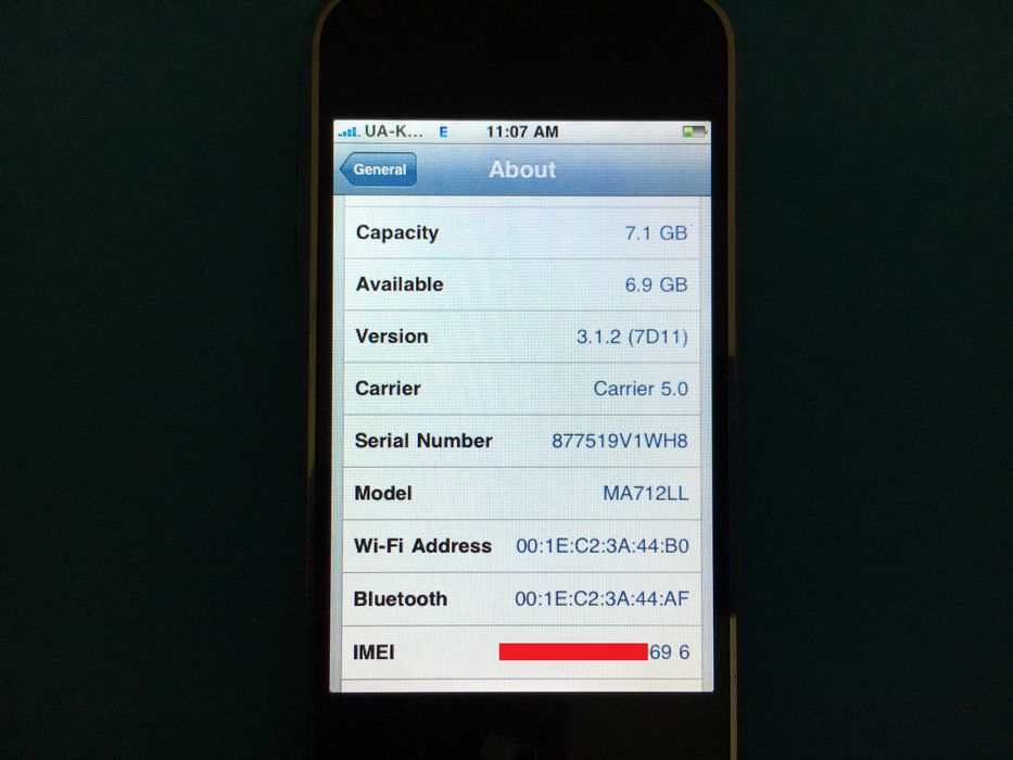 Apple iPhone 2G 8GB - як НОВИЙ ! - Оригінал ! - vintage phone