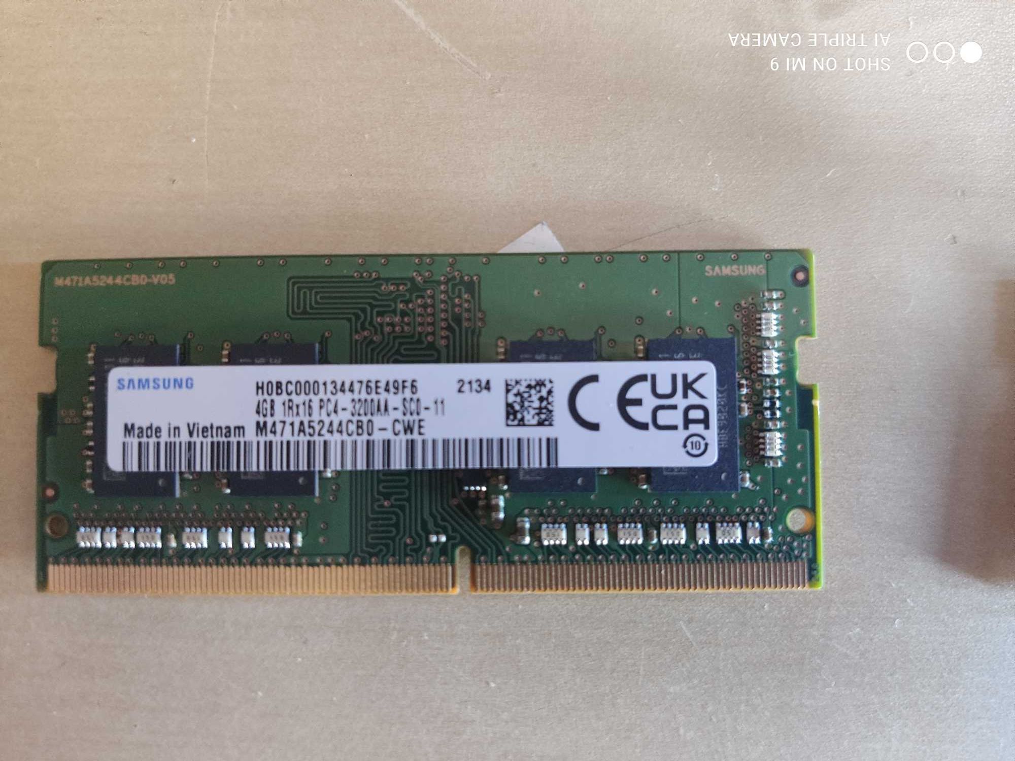 Memoria portatil Samsung DDR4 2x4GB 3200MHz