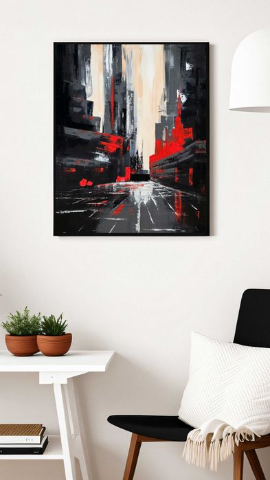 Pulso da Metrópole 60 × 80 cm
