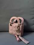 Torebka Dior lady micro pink