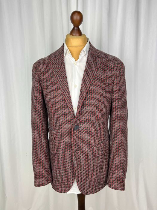 CANALI KEI Pure Wool Blazer піджак блейзер Каналі Кей текстурна вовна