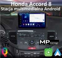 Honda Accord 8 Radio Nawigacja Android 4/64 CarPlay Qled Montaż!!!