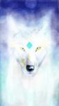 Pinto quadro lobo grande