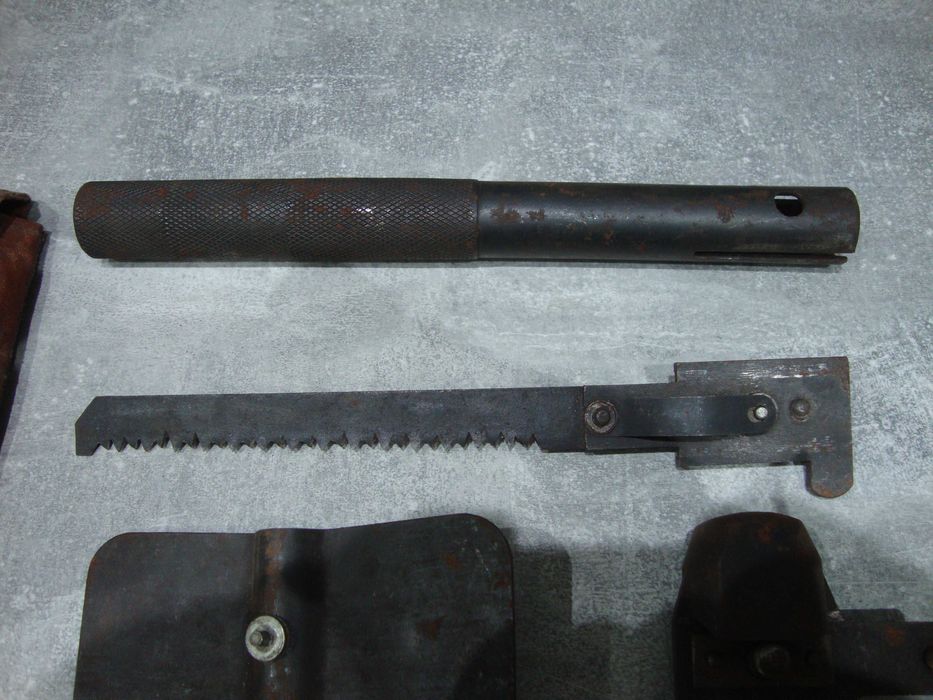 Zestaw 3 w 1 saperka siekiera piłka CCCP ZSRR Radziecki Rosyjski.