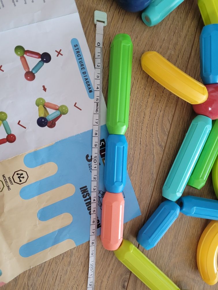 Klocki magnetyczne dla maluchow STEM