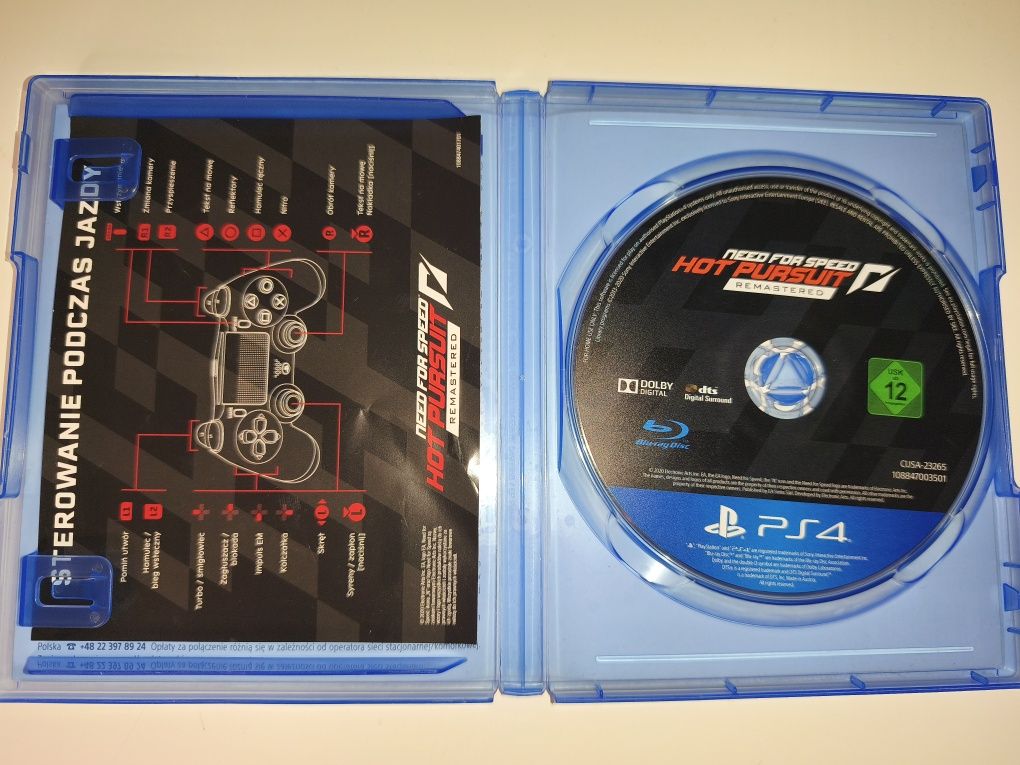 Gra Ps4 Need for speed Hot Pursuit PL gry PlayStation 4 Sniper Mafia