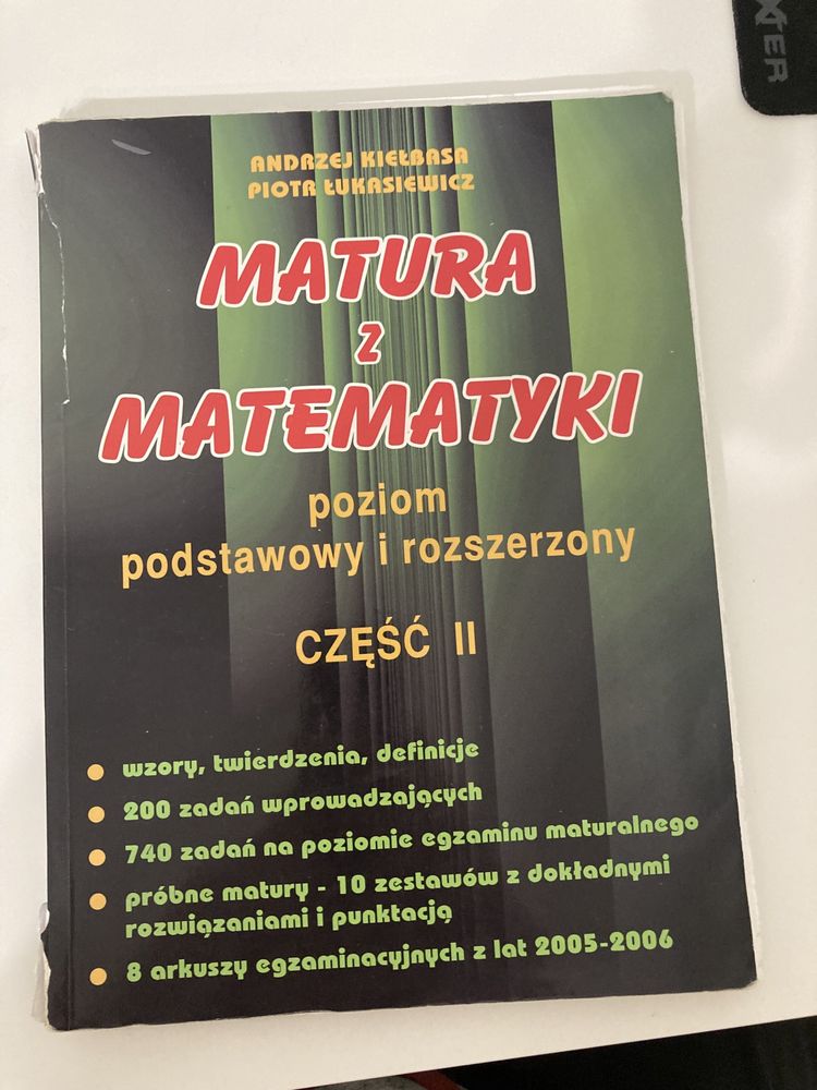 Andrzej Kiełbasa matura z matematyki część II matura
