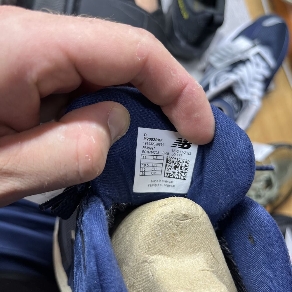 New Balansce 2002r gore-tex 45 розмір 29см устілка