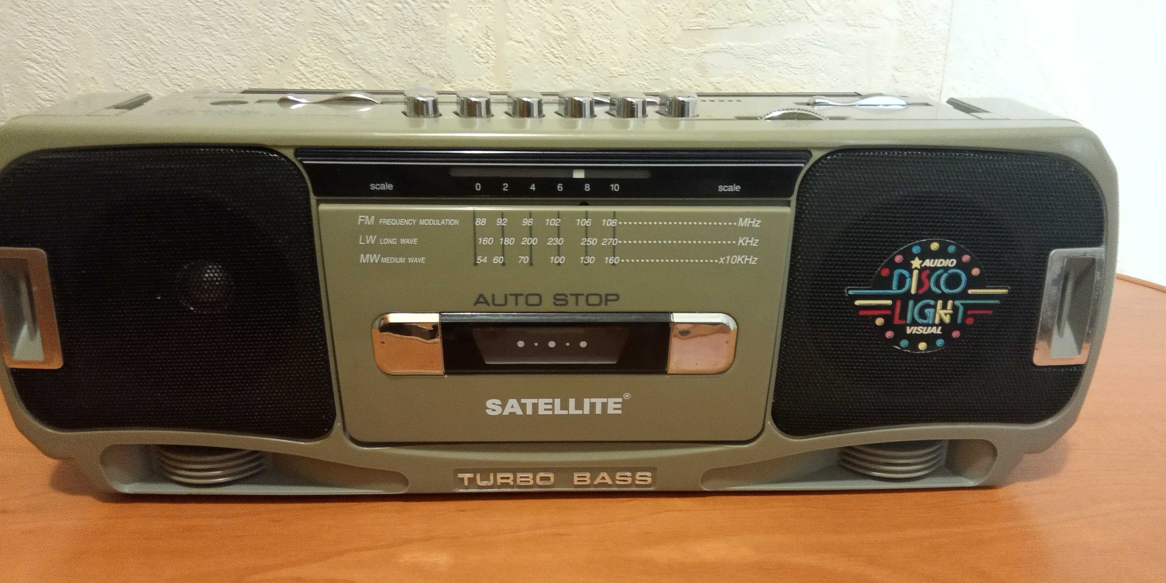 Satellite radio cassette recorder disco