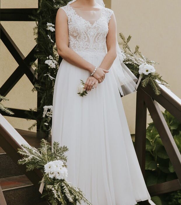 Suknia ślubna SABE Wieliczka model Fresia 34/36 model 2018/2019