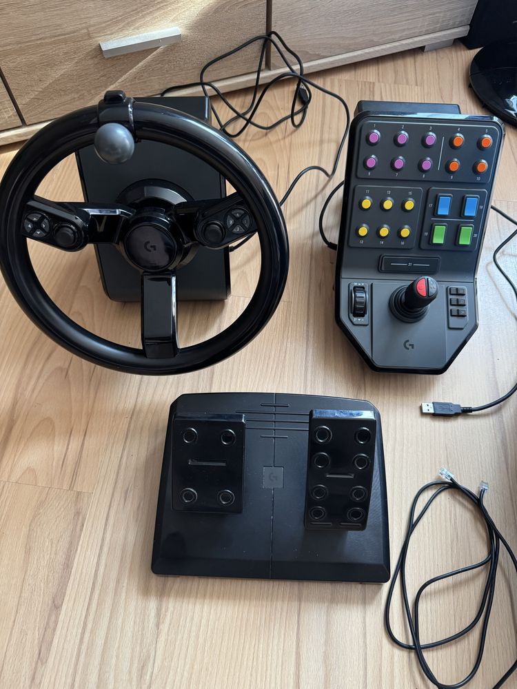 Sprzedam kierownice Logitech G Saitek Farm  Sim