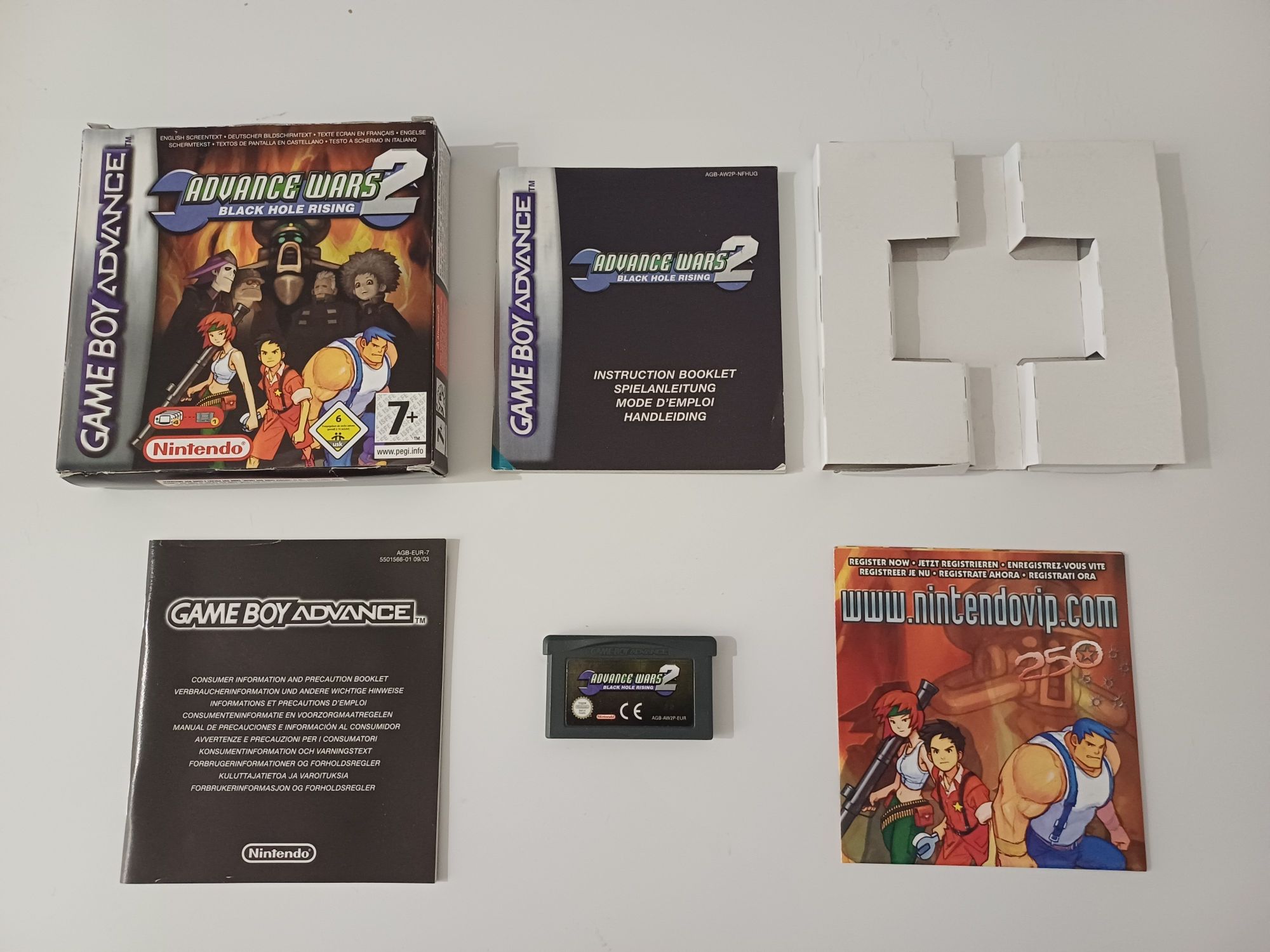 Advance Wars 2 Black Hole Rising Nintendo Gameboy Advance oryginalna