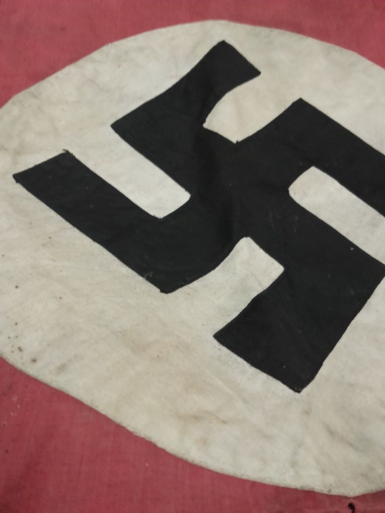 Flaga nsdap z swastyką oryginalna