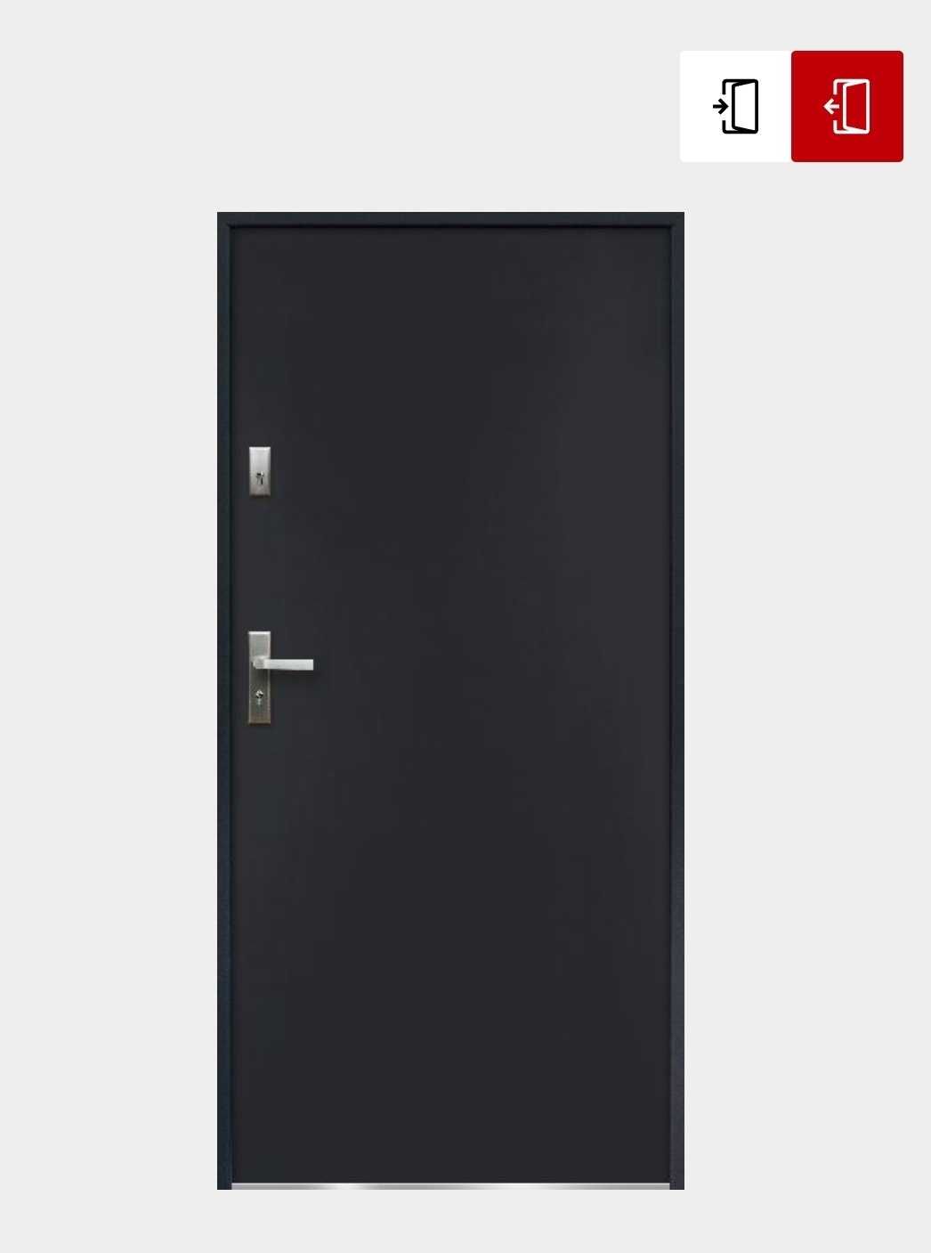 Porta de Segurança Metálica - Completamente nova