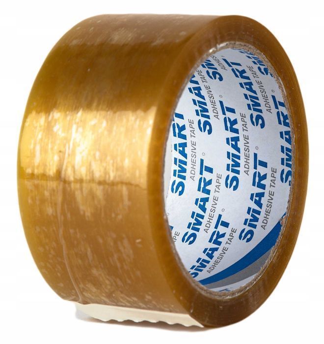 Taśma Pakowa Smart Transparent Kauczuk Naturalny 48/50Y - 36 Szt.