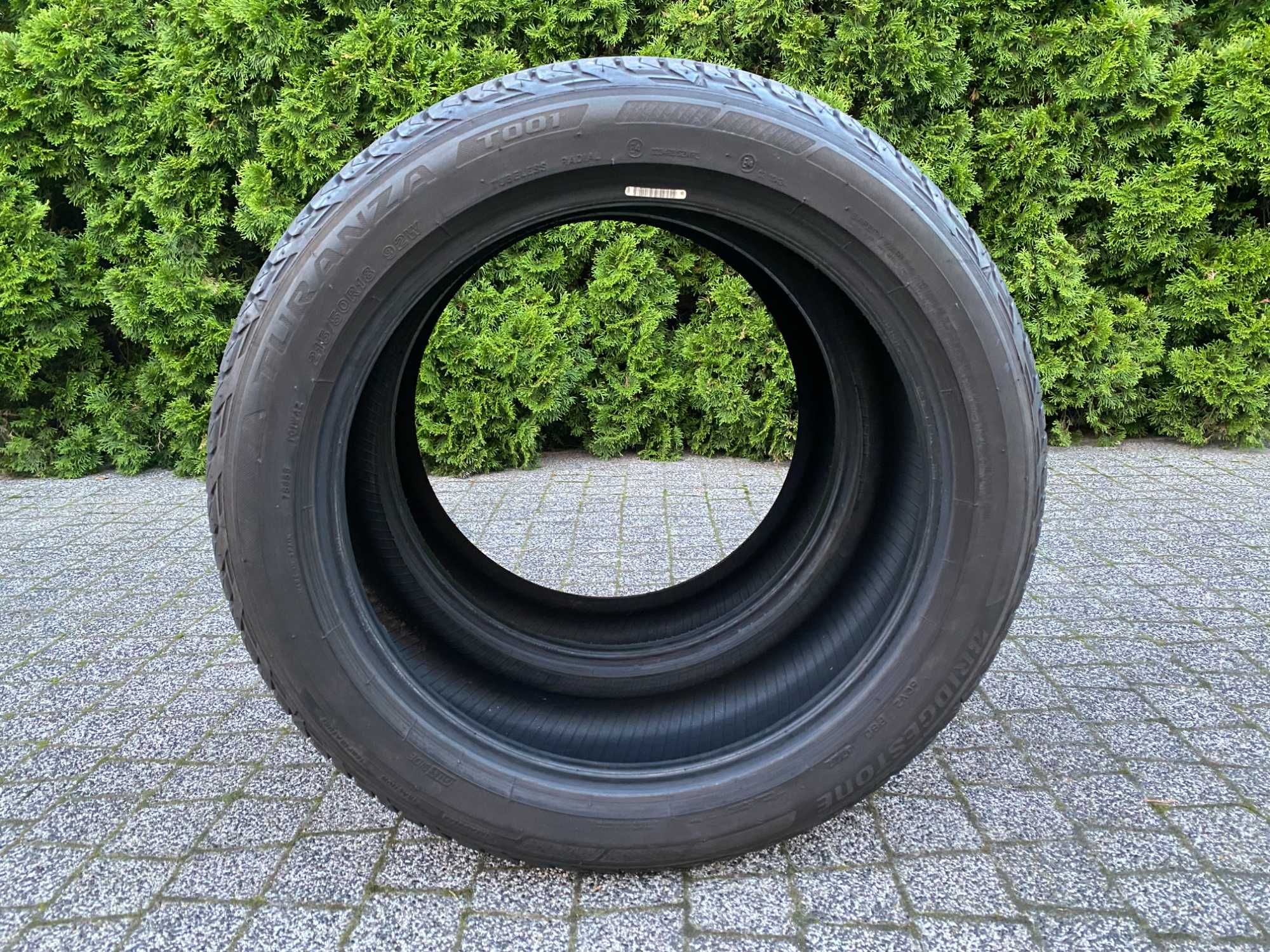 2x opona BRIDGESTONE TURANZA  215/50/18  lato