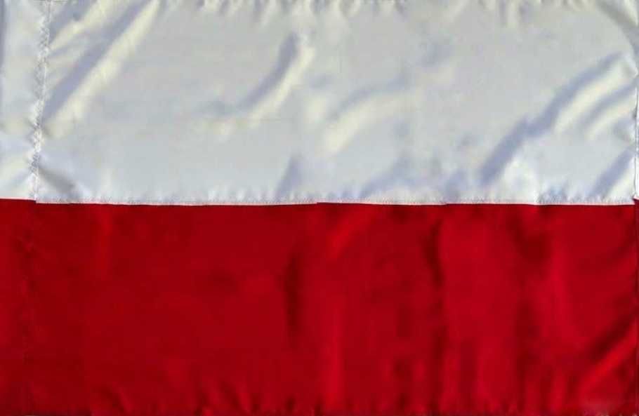 flaga Polski F6 z gabardyny/atlasu, 90*135 cm