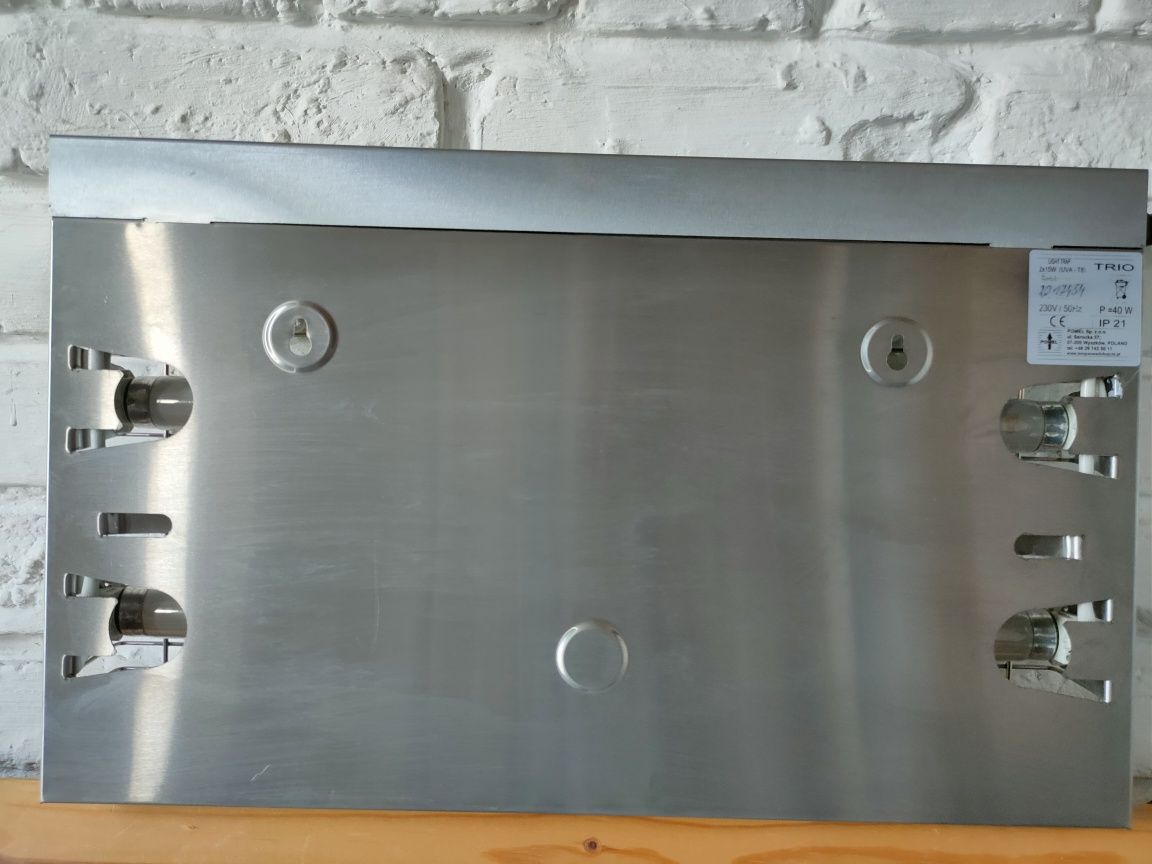Okazja! Lampa UV Owadobójcza lepowa Pomel Trio Steel 2x15W