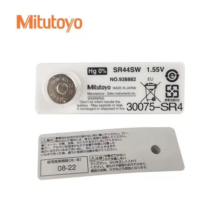 Батарея, элемент питания 1.55V SR44SW Mitutoyo 938882 Оригинал