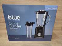 Blender kielichowy Blue Home 2in1 1000 W 1,5L czarny Nieużywany Okazja