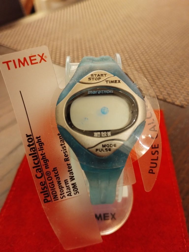 Zegarek Timex marathon. Mierzy puls, indiglo. Nowy!Okazja!Model t5d691