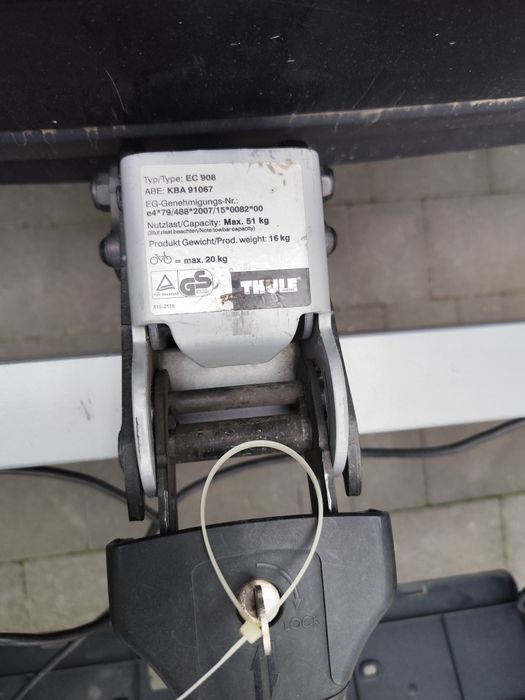Bagażnik rowerowy Thule EC 908 ,max 51 kg